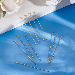 100Pcs Brass Ball Head Pins&nbsp;KK-BBC0024-33