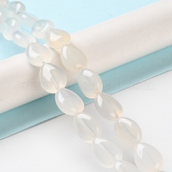 Natural White Agate Beads Strands&nbsp;G-K357-A07-02
