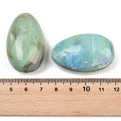 Two Tone Opaque Acrylic Imitation Gemstone Beads&nbsp;OACR-T033-10B