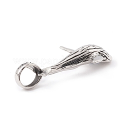 Tibetan Style 304 Stainless Steel Pendants&nbsp;STAS-P305-25AS