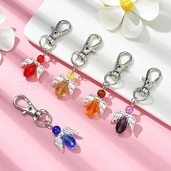 Angel Glass Pendant Decoration&nbsp;HJEW-JM01557