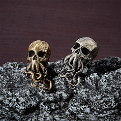 2Pcs Brass European Beads&nbsp;KK-FH0007-06AB