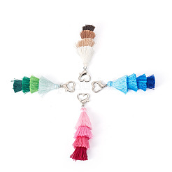 4Pcs 4 Colors Polyester Tassel Pendant Decorations&nbsp;PALLOY-TAC0234