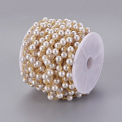 Handmade Acrylic Imitaion Pearl Beaded Chains&nbsp;CHC-K007-H02