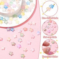200Pcs Frosted Acrylic Beads&nbsp;FACR-CJ0001-19