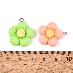Opaque Resin Pendants&nbsp;RESI-N050-01P