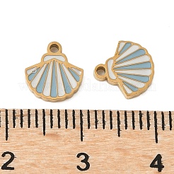 304 Stainless Steel Enamel Charms&nbsp;STAS-Z139-05G-03