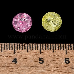 Transparent Crackle Acrylic Beads&nbsp;AC-CBA4496-12A