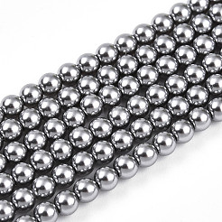 Baking Paint Pearlized Glass Pearl Bead Strands&nbsp;HY-N002-3mm-A01