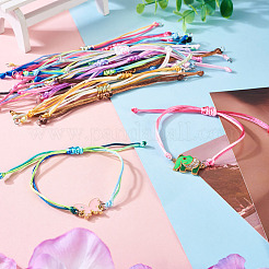 30Pcs 10 Color Nylon Bracelets Making&nbsp;BJEW-TAC0041