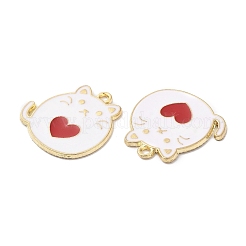Alloy Enamel Pendants&nbsp;X-ENAM-D046-42G