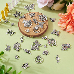 30Pcs 15 Style Tibetan Style Alloy Pendants&nbsp;FIND-TA0002-88