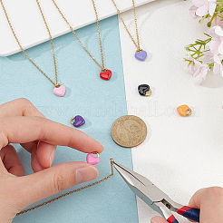 DIY Valentine's Day Themed 304 Stainless Steel Necklaces Making Kits&nbsp;DIY-UN0002-12G