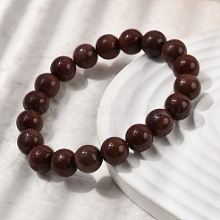 Natural Coffee Jasper Beads Bracelets&nbsp;BJEW-A153-01B