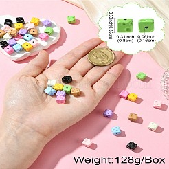 45Pcs 9 Colors Baking Paint Alloy Beads&nbsp;FIND-CJ0003-24