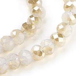 Electroplate Glass Beads Strands&nbsp;GLAA-K027-HR-A01-A