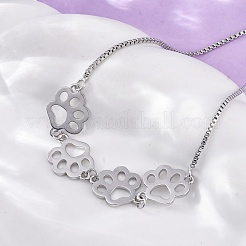 Brass Box Chain Slider Bracelets&nbsp;BJEW-S169-01P