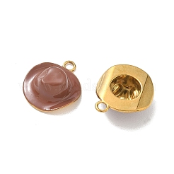 304 Stainless Steel Enamel Pendants&nbsp;STAS-L316-15G