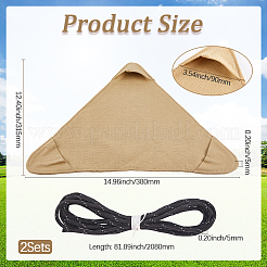 Outdoor Triangular Stool Cloth&nbsp;AJEW-WH20022-09A