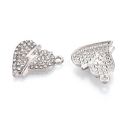 Alloy Rhinestone Pendants&nbsp;FIND-N008-06P