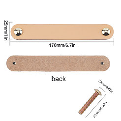 PU Leather Door Handles&nbsp;FIND-WH0052-51B