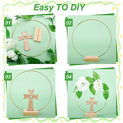 Cross Wooden Photo Holder Table Decoration DIY Making Kit&nbsp;DIY-GA0006-70