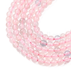Natural Morganite Beads Strands&nbsp;G-H358-A10-3mm-01