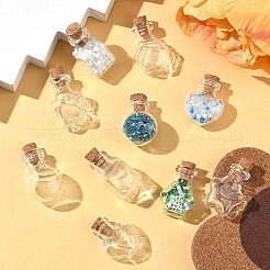 10Pcs 5 Styles Clear Glass Bottle for Bead Containers&nbsp;AJEW-YW0001-47