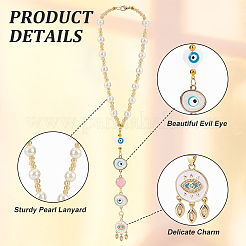 Brass Cubic Zirconia Woven Web Pendant Decoration&nbsp;HJEW-PH01848