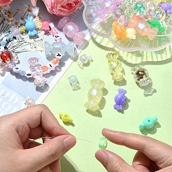 40Pcs 8 Styles Transparent Acrylic Beads&nbsp;OACR-YW0001-94
