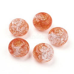 Transparent Crackle Acrylic Beads&nbsp;MACR-E025-30