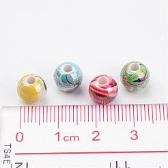 AB Color Wave Printed Acrylic Beads&nbsp;MACR-Q151B-M