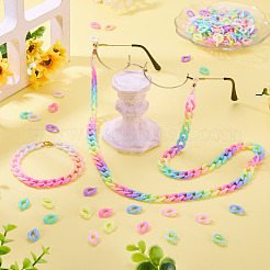 700Pcs Opaque Acrylic Linking Rings&nbsp;MACR-TA0002-86