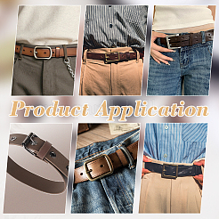 6Pcs 6 Colors Cowhide Belt Loop Keepers&nbsp;FIND-PH0061-97