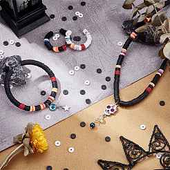 130g 2 Colors Handmade Polymer Clay Beads&nbsp;CLAY-PH0001-53