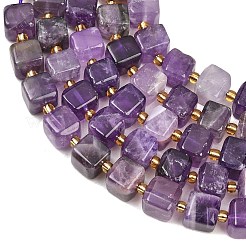 Natural Banded Amethyst Beads Strands&nbsp;G-F832-A07-01B