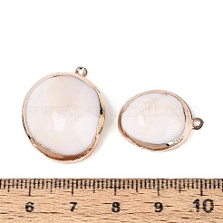 Electroplated Natural Shell Pendants&nbsp;BSHE-T015-14