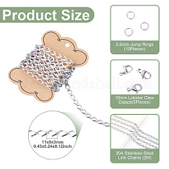 2M 304 Stainless Steel Link Chains&nbsp;CHS-TA0001-66
