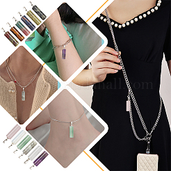 12Pcs 12 Styles Natural & Synthetic Mixed Gemstone Pendants&nbsp;G-CA0001-62