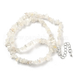 Natural Supper 7 Rutilated Quartz Chip Beaded Necklaces for Men Women&nbsp;NJEW-G159-01J