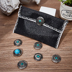18Sets 3 Style Alloy Decorative Rivets&nbsp;BUTT-GA0001-01