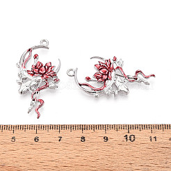 Rack Plating Spray Painted Alloy Pendants&nbsp;PALLOY-N181-01P