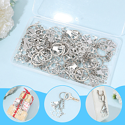 20Pcs Alloy Chemistry Theme Keychains&nbsp;KEYC-SC00037