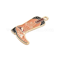Western Cowboy Theme Alloy Enamel Pendants&nbsp;FIND-V001-04G-02