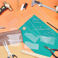 Acrylic Card Bag Templates&nbsp;DIY-WH0304-816