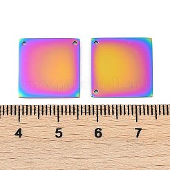 Ion Plating(IP) 304 Stainless Steel Stamping Blank Tag Pendants&nbsp;STAS-I311-16B-RC