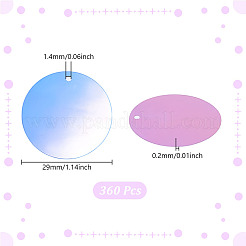 Iridescent PVC Paillette/Sequins Pendants&nbsp;PVC-PH0001-38A