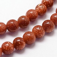 Goldstone Beads Strands&nbsp;X-G-N0200-01A-3mm
