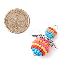 Rainbow Style ABS Plastic Pendants&nbsp;PALLOY-JF02739
