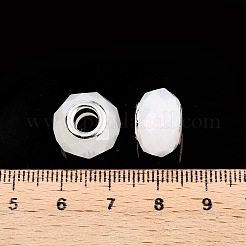 Imitation Jade Glass European Beads&nbsp;GPDL-N004-B14mm-A01